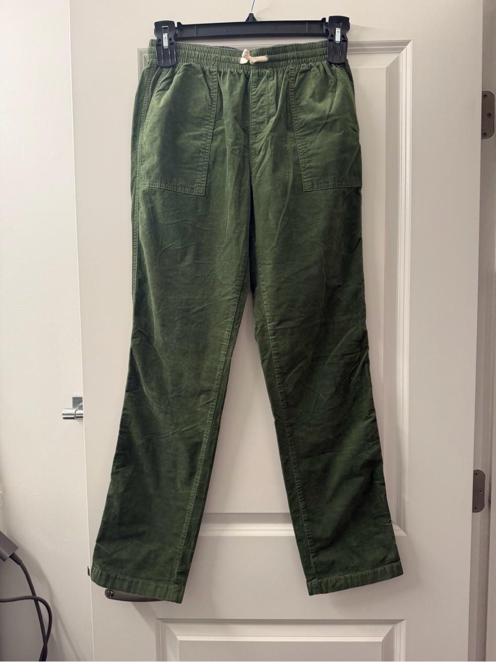 Vineyard Vines Kids Olive Green Corduroy Drawstring Pants
